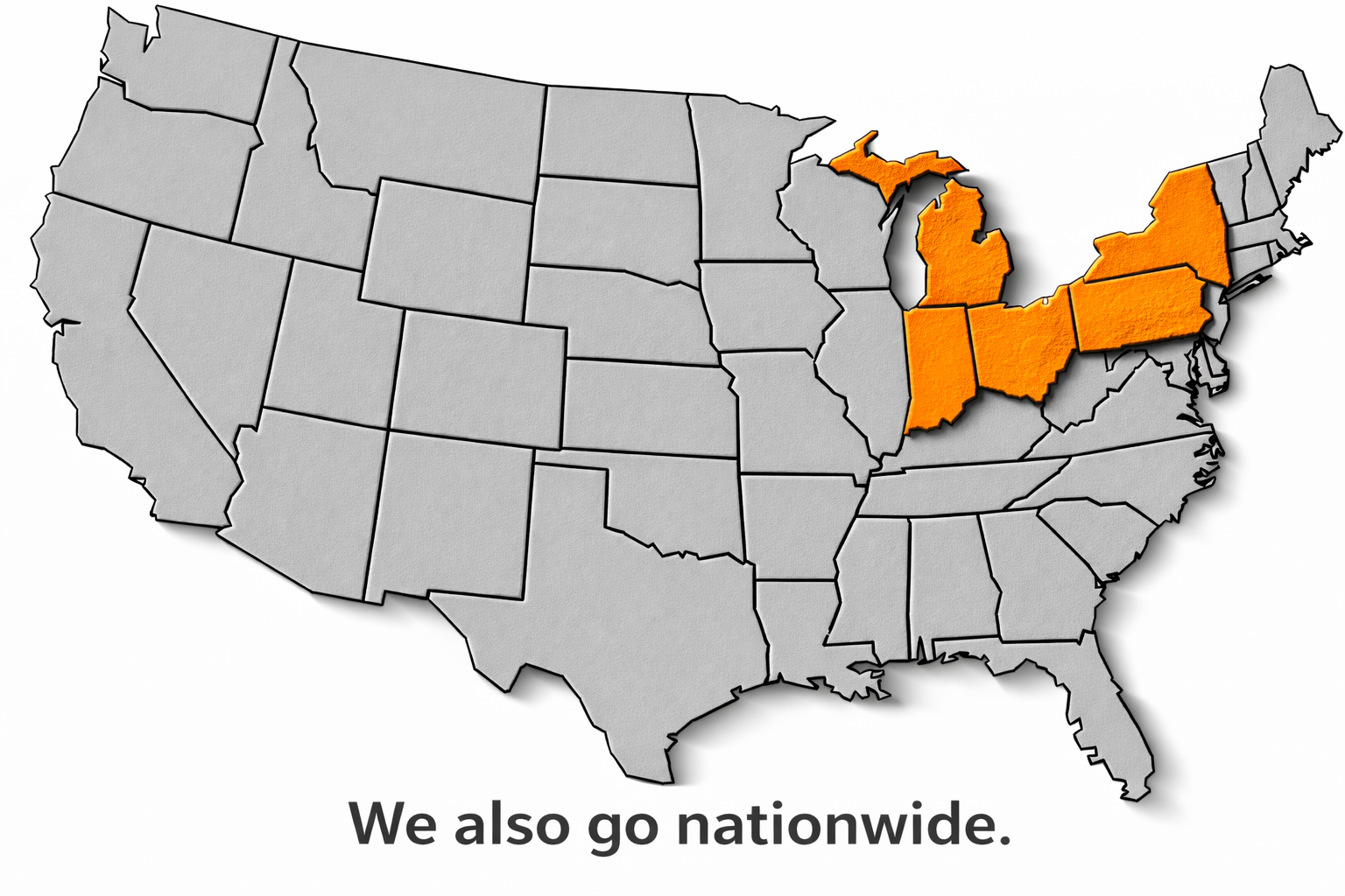 Nationwide coverage_ Michigan, Indiana, Ohio, Pennsylvania